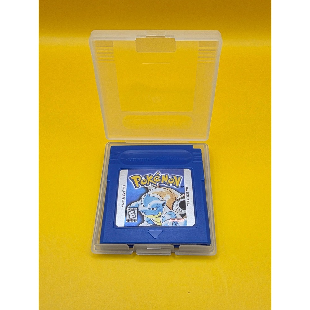 Pokémon Blue Version (Nintendo Game Boy Color - GBC) TESTED & SAVES